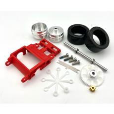 SI Hinterachskit Allround C-Digital 1:24 GT - Messing Motorritzel